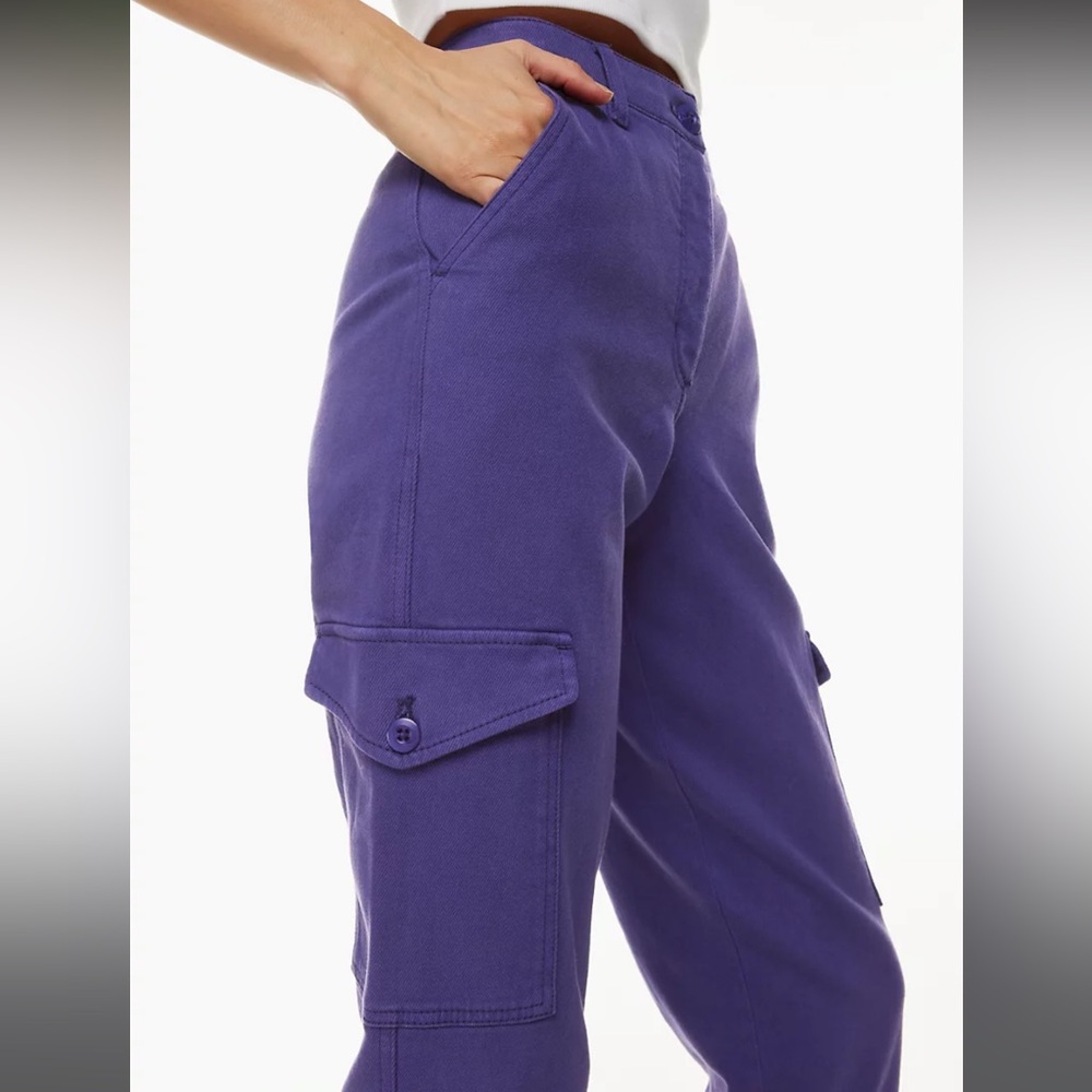 Aritzia Wilfred Free Cargo Pant in Gd Deep Violet